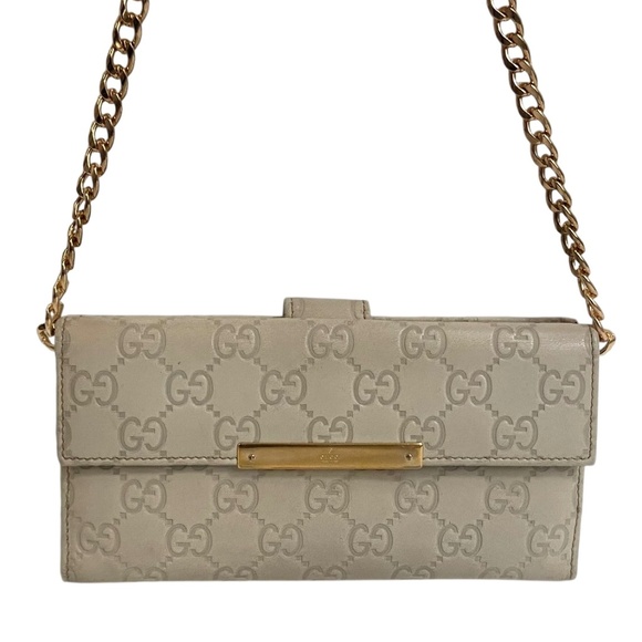 Gucci Margaux Guccissima Leather Long Wallet – Embossed GG – Chain Not Included - Picture 2 of 16